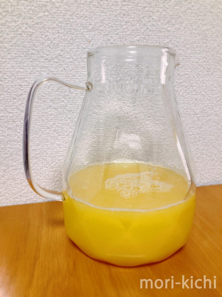 夏みかんジュース　大量消費　レシピ　ミキサー