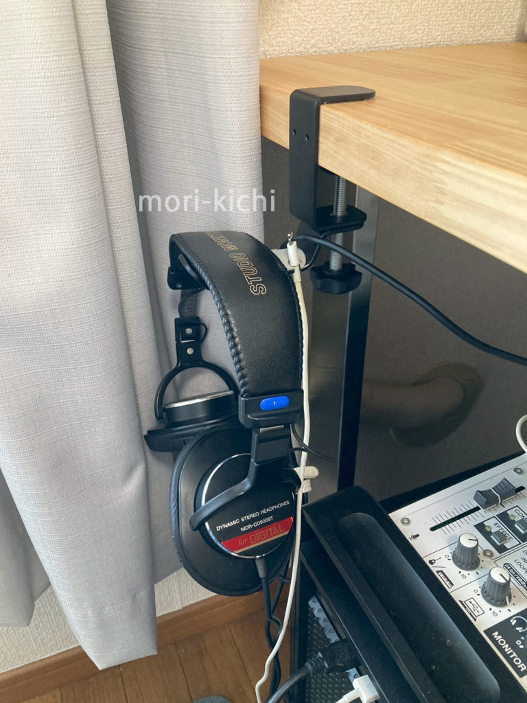 ヘッドホンスタンド おすすめ エレコム デッドスペース有効活用 クランプ式 デスク下収納