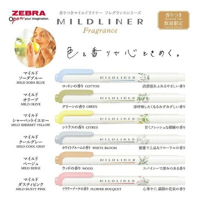 マイルドライナー　組み合わせ　ゼブラ　手帳時間　ノート　イラスト　おしゃれ