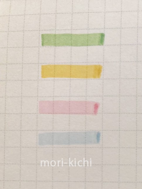 マイルドライナー　組み合わせ　ゼブラ　手帳時間　ノート　イラスト　おしゃれ　ロルバーン