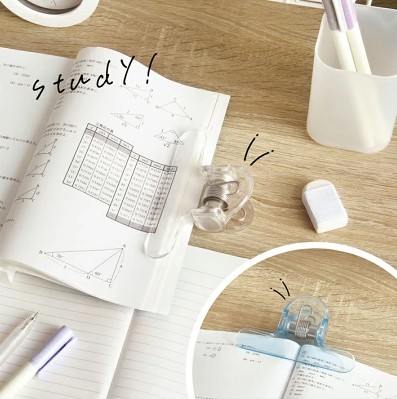 ブッククリップ おすすめ ソニック　オモクリップ　ブック用　おもさでページキープ　本 開けておく 重石 勉強　文房具　仕事　読書　ハンズフリー　参考書　学生　料理本　教科書