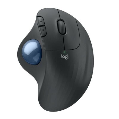仕事マウスおすすめ　ロジクール　ワイヤレスマウス トラックボール ERGO M575SP 無線 静音 Bluetooth & Logi Bolt　疲れにくい　グラファイト　logicool